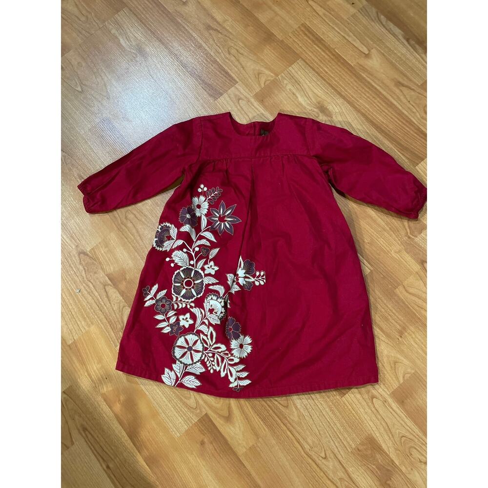 Red Tea Cotton Dress